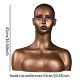 Maxbell Mannequin Head Fashion Female Mannequin Head for Displaying Necklace Jewelry