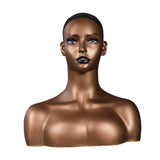 Maxbell Mannequin Head Fashion Female Mannequin Head for Displaying Necklace Jewelry