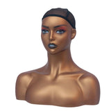 Maxbell Mannequin Head Fashion Female Mannequin Head for Displaying Necklace Jewelry