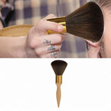 Maxbell Neck Duster Brush Nylon Hair Sweep Brush for Hairdressing Neck Face Cleaning