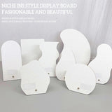 Maxbell Nail Art Display Board Professional Beginners False Nail Tip Sample Display Irregular