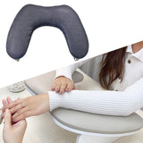 Maxbell Nail Hand Rest Accessories Ergonomic Soft Supplies Multiuse Manicure Armrest Black