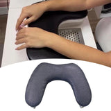 Maxbell Nail Hand Rest Accessories Ergonomic Soft Supplies Multiuse Manicure Armrest Black