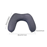 Maxbell Nail Hand Rest Accessories Ergonomic Soft Supplies Multiuse Manicure Armrest Black