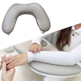 Maxbell Nail Hand Rest Accessories Ergonomic Soft Supplies Multiuse Manicure Armrest Silver