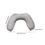 Maxbell Nail Hand Rest Accessories Ergonomic Soft Supplies Multiuse Manicure Armrest Silver