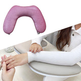 Maxbell Nail Hand Rest Accessories Ergonomic Soft Supplies Multiuse Manicure Armrest Light Pink