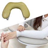 Maxbell Nail Hand Rest Accessories Ergonomic Soft Supplies Multiuse Manicure Armrest Gold