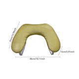 Maxbell Nail Hand Rest Accessories Ergonomic Soft Supplies Multiuse Manicure Armrest Gold