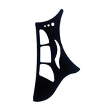 Maxbell Eyeshadow Stencil Portable Silicone Reusable Eye Makeup Tool for Women Girls Black
