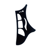 Maxbell Eyeshadow Stencil Portable Silicone Reusable Eye Makeup Tool for Women Girls Black