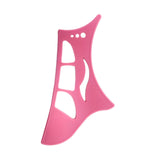 Maxbell Eyeshadow Stencil Portable Silicone Reusable Eye Makeup Tool for Women Girls Pink