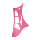 Maxbell Eyeshadow Stencil Portable Silicone Reusable Eye Makeup Tool for Women Girls Pink