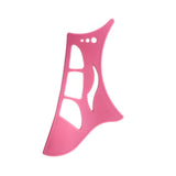 Maxbell Eyeshadow Stencil Portable Silicone Reusable Eye Makeup Tool for Women Girls Pink