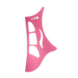 Maxbell Eyeshadow Stencil Portable Silicone Reusable Eye Makeup Tool for Women Girls Pink