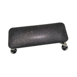 Maxbell Nail Art Hand Rest Pillow for Home Use Waterproof Professional Metal Bracket Black