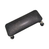 Maxbell Nail Art Hand Rest Pillow for Home Use Waterproof Professional Metal Bracket Black