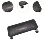 Maxbell Nail Art Hand Rest Pillow for Home Use Waterproof Professional Metal Bracket Black