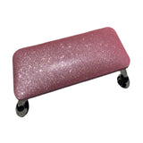 Maxbell Nail Art Hand Rest Pillow for Home Use Waterproof Professional Metal Bracket Pink