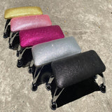 Maxbell Nail Art Hand Rest Pillow for Home Use Waterproof Professional Metal Bracket Pink