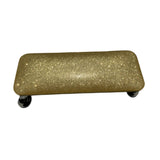 Maxbell Nail Art Hand Rest Pillow for Home Use Waterproof Professional Metal Bracket Golden