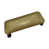 Maxbell Nail Art Hand Rest Pillow for Home Use Waterproof Professional Metal Bracket Golden