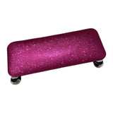 Maxbell Nail Art Hand Rest Pillow for Home Use Waterproof Professional Metal Bracket Rose Red