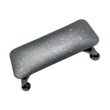 Maxbell Nail Art Hand Rest Pillow for Home Use Waterproof Professional Metal Bracket Silvery