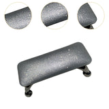 Maxbell Nail Art Hand Rest Pillow for Home Use Waterproof Professional Metal Bracket Silvery