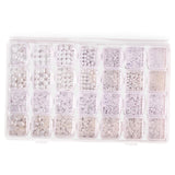 Maxbell Flatback Beads Decorations Half Round Beads for DIY Scrapbook Craft Projects