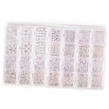 Maxbell Flatback Beads Decorations Half Round Beads for DIY Scrapbook Craft Projects
