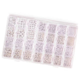 Maxbell Flatback Beads Decorations Half Round Beads for DIY Scrapbook Craft Projects