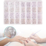 Maxbell Flatback Beads Decorations Half Round Beads for DIY Scrapbook Craft Projects