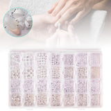 Maxbell Flatback Beads Decorations Half Round Beads for DIY Scrapbook Craft Projects