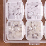 Maxbell Flatback Beads Decorations Half Round Beads for DIY Scrapbook Craft Projects