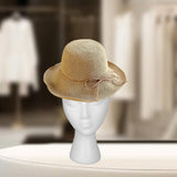 Maxbell Foam Mannequin Head Display Stand Foam Wigs Head for Hairpieces Wigs Glasses