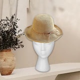 Maxbell Foam Mannequin Head Display Stand Foam Wigs Head for Hairpieces Wigs Glasses