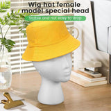 Maxbell Foam Mannequin Head Display Stand Foam Wigs Head for Hairpieces Wigs Glasses