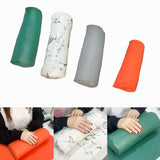 Maxbell Nail Hand Rest Stand PU Leather Professional Practical Desktop Women Cushion green