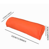 Maxbell Nail Hand Rest Stand PU Leather Professional Practical Desktop Women Cushion orange