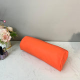 Maxbell Nail Hand Rest Stand PU Leather Professional Practical Desktop Women Cushion orange