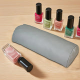 Maxbell Nail Hand Rest Stand PU Leather Professional Practical Desktop Women Cushion gray