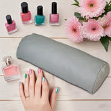Maxbell Nail Hand Rest Stand PU Leather Professional Practical Desktop Women Cushion gray