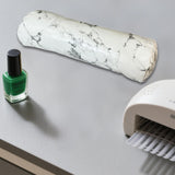 Maxbell Nail Hand Rest Stand PU Leather Professional Practical Desktop Women Cushion white