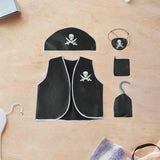 Maxbell 5 Pieces Kids Pirate Costume Set Performance Decor Festival Dress up Clothes