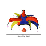 Maxbell Clown Hat Halloween Decor Funny Head Gear for Festivals Holiday Themed Party