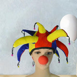 Maxbell Clown Hat Halloween Novelty Head Gear for Carnival Stage Performance Holiday