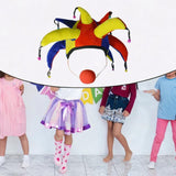 Maxbell Clown Hat Halloween Novelty Head Gear for Carnival Stage Performance Holiday