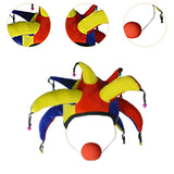 Maxbell Clown Hat Halloween Novelty Head Gear for Carnival Stage Performance Holiday