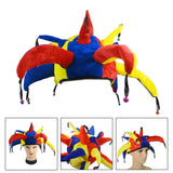 Maxbell Clown Hat Halloween Decor Head Gear for Performance Show Party Favor Holiday
